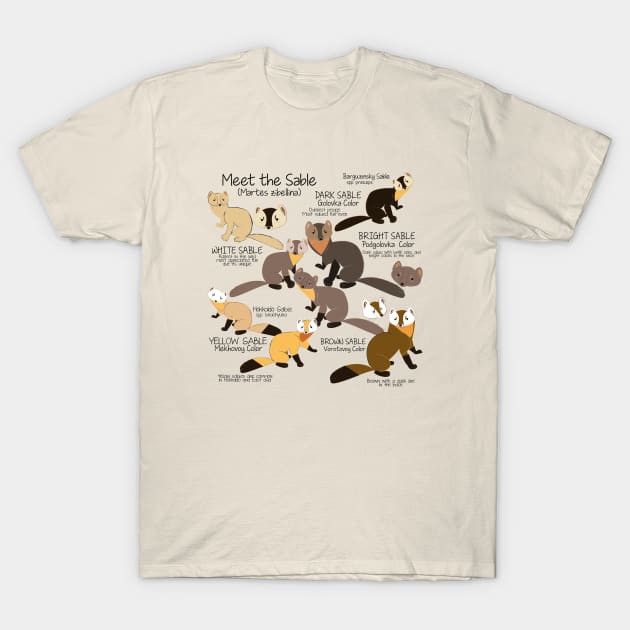 Meet the sable marten T-Shirt by belettelepink